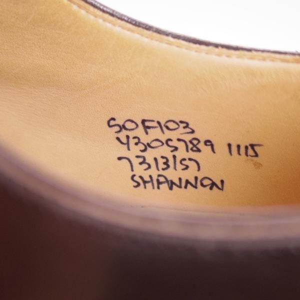 極美品★チャーチ 50F/UK5【定価￥99,360-★シャノン/SHANNON】103ラスト/ポリッシュドバインダーカーフ/5都市ロゴ/濃茶/Church's★d696