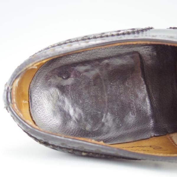 極上★チャーチ 65F/UK6.5【旧チャーチ★BURWOOD/ブックバインダーカーフ】3都市ロゴ/バーウッド/81ラスト/フルブローグ/Church's★d697