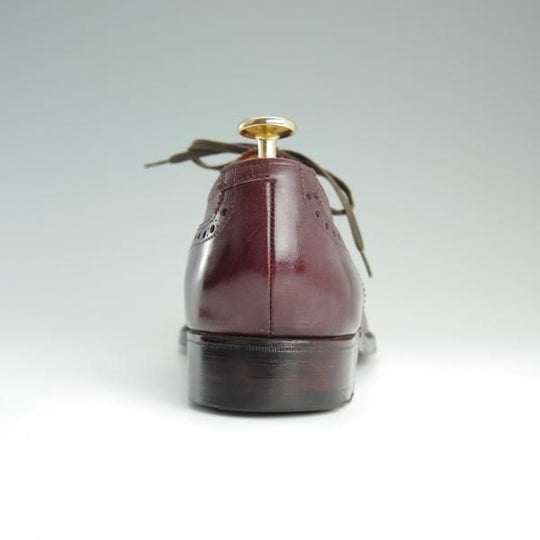 美品★クロケット&ジョーンズ 7E【★ポールスミス別注/CHAIRMAN】366ラスト/セミブローグ/赤茶/メンズ/Paul Smith/Crockett&Jones★d700