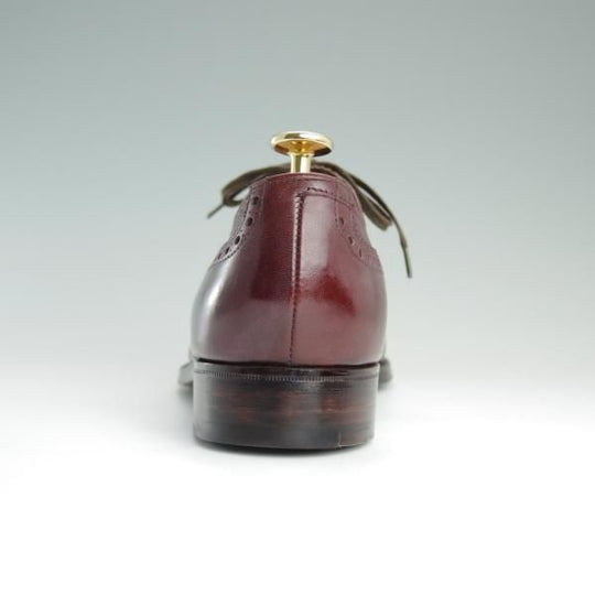 美品★クロケット&ジョーンズ 7E【★ポールスミス別注/CHAIRMAN】366ラスト/セミブローグ/赤茶/メンズ/Paul Smith/Crockett&Jones★d700