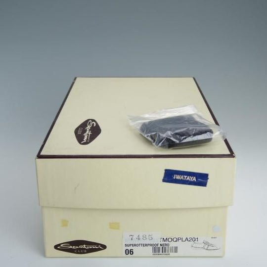 極上★(伊)サントーニ SIZE 6【★スニーカー/スエード×カーフ】黒〜茶/メンズ/シューズ/Santoni★d701