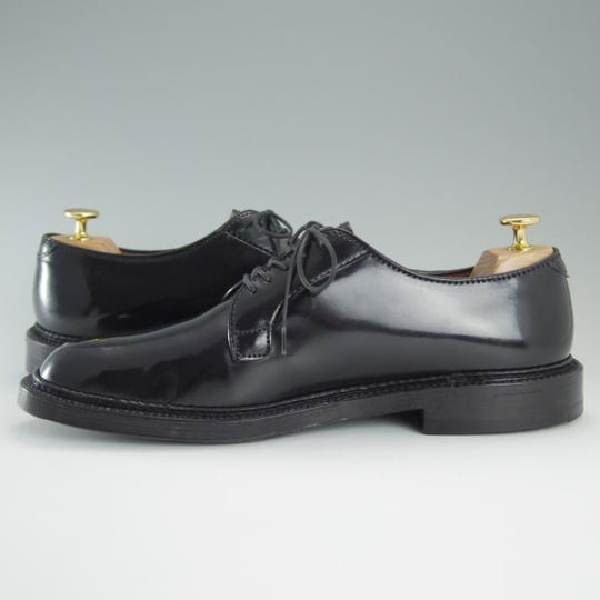 極美品★オールデン 8.5E【定価￥136,080-★コードバン仕様/9901】バリーラスト/プレーントゥ/黒/メンズ/Alden★d703