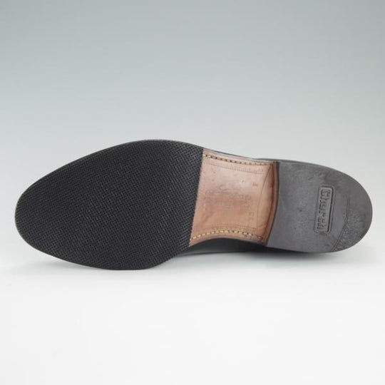 極上★チャーチ 65F/UK6.5【旧チャーチ★LUDGATE/84ラスト/3都市ロゴ】ルゲート/パンチドキャップトゥ/カーフ/黒/メンズ/Church's★d704