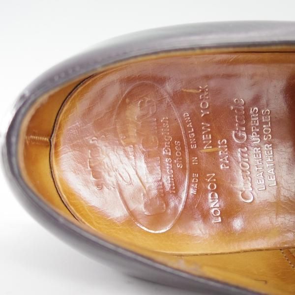 極上★チャーチ 65F/UK6.5【旧チャーチ★LUDGATE/84ラスト/3都市ロゴ】ルゲート/パンチドキャップトゥ/カーフ/黒/メンズ/Church's★d704