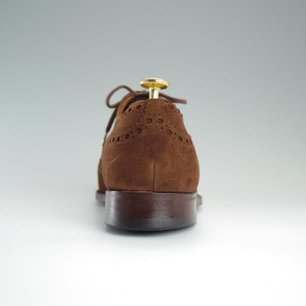 極上★チャーチ 85F/UK8.5【貴重★アンテロープ革/REAL CAPE BUCK/旧チャーチ】BUCK/73ラスト/3都市ロゴ/フルブローグ/Church's★d705