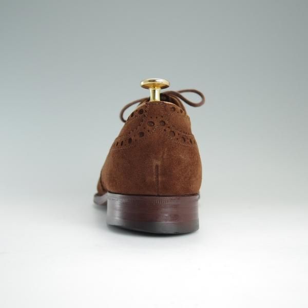 極上★チャーチ 85F/UK8.5【貴重★アンテロープ革/REAL CAPE BUCK/旧チャーチ】BUCK/73ラスト/3都市ロゴ/フルブローグ/Church's★d705