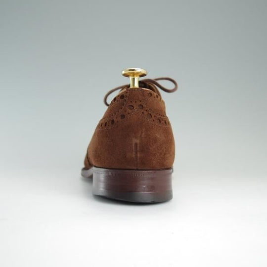 極上★チャーチ 85F/UK8.5【貴重★アンテロープ革/REAL CAPE BUCK/旧チャーチ】BUCK/73ラスト/3都市ロゴ/フルブローグ/Church's★d705