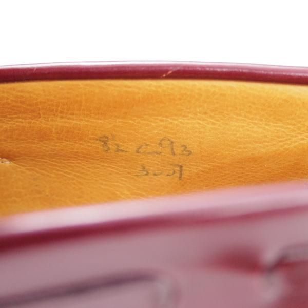 美品★チャーチ UK7.5程度【旧チャーチ★ブックバインダーカーフ/3都市ロゴ】93ラスト/タッセルローファー/赤茶/メンズ/Church's★d706