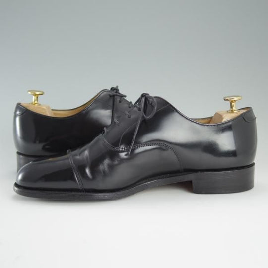 極上★(英)グレンソン 7.5G【貴重★Feather Master/ストレートチップ】6374-01/ポリッシュレザー/黒/メンズ/GRENSON★d707