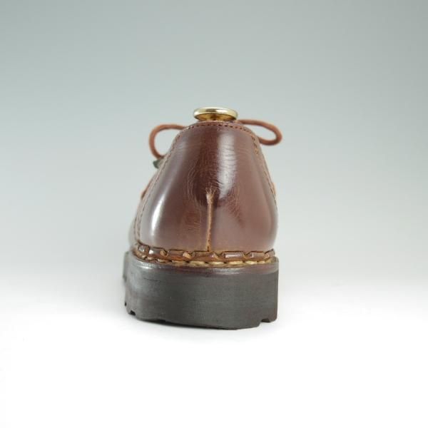 極上★パラブーツ SIZE 39【貴重★MORZINE/モジーン】チロリアンシューズ/リスレザー/マロン/茶/メンズ/Paraboot★d708