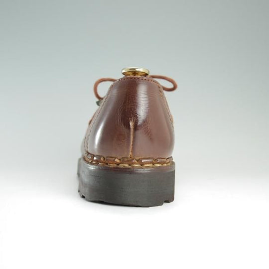 極上★パラブーツ SIZE 39【貴重★MORZINE/モジーン】チロリアンシューズ/リスレザー/マロン/茶/メンズ/Paraboot★d708