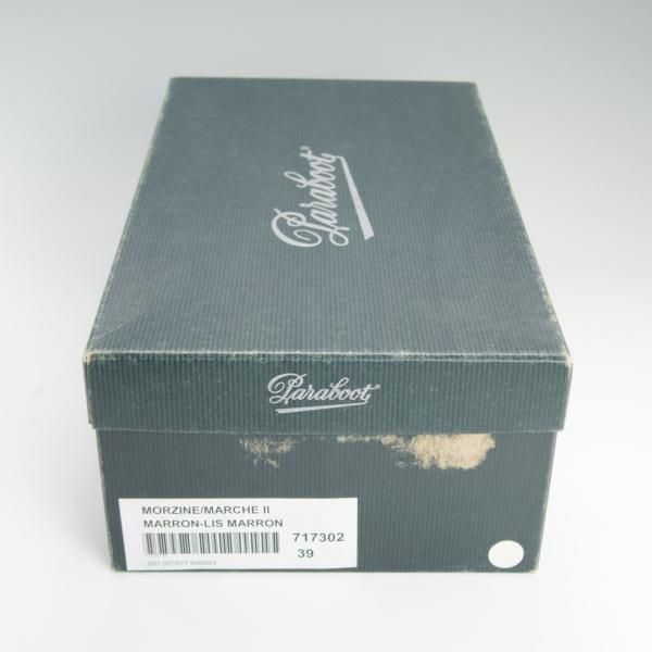 極上★パラブーツ SIZE 39【貴重★MORZINE/モジーン】チロリアンシューズ/リスレザー/マロン/茶/メンズ/Paraboot★d708