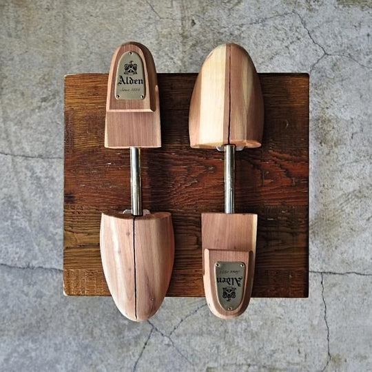 美品★オールデン Sサイズ【★純正シューツリー/(米)ロチェスター製】木製シューキーパー/メンズ/ROCHESTER/Alden★d709