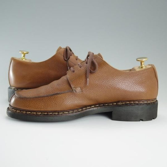 極上★パラブーツ SIZE 7【貴重モデル★グレインレザー/Uチップ】TEXソール/茶/メンズ/シューズ/Paraboot★d712