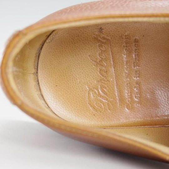 極上★パラブーツ SIZE 7【貴重モデル★グレインレザー/Uチップ】TEXソール/茶/メンズ/シューズ/Paraboot★d712