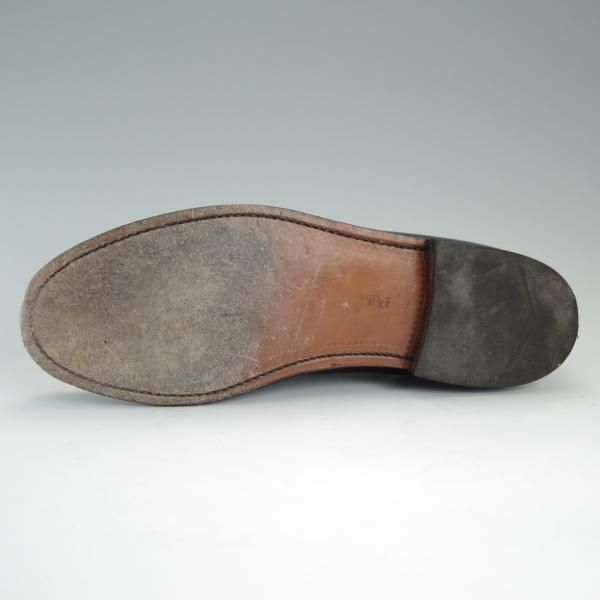 美品★(英)アルフレッドサージェント US8D/UK7.5【★(米)ラルフローレン別注/POLO Ralph Lauren】コインローファー/黒/Alfred Sargent★d715