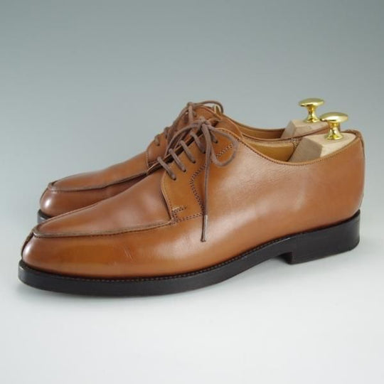 美品★(英)アルフレッドサージェント 6.5E【貴重★C&Jモールトン似寄モデル/SCHOLES】72ラスト/Uチップ/カーフ/茶/Alfred Sargent★d716