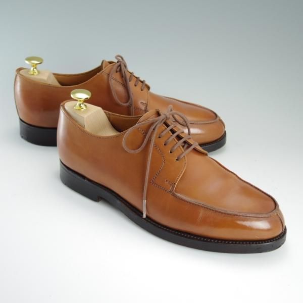 美品★(英)アルフレッドサージェント 6.5E【貴重★C&Jモールトン似寄モデル/SCHOLES】72ラスト/Uチップ/カーフ/茶/Alfred Sargent★d716