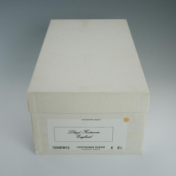 美品★ロイドフットウェア 8.5E【ダイナイトソール仕様★(英)BARKER製】チャッカブーツ/スエード/茶/バーカー/Lloyd Footwear★d722