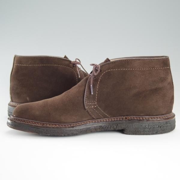 【極美品】Alden オールデン キャメルスエードチャッカブーツ バリーラスト 極上☆オールデン 7D【貴重☆BEAMS別注/1363/チャッカブーツ】バリー