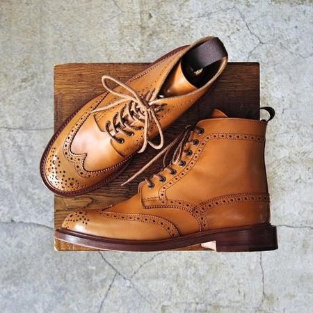 極美品★トリッカーズ(レディース) SIZE 5【定番★エイコンアンティーク/モールトン】L5676/カントリーブーツ/MALTON/Tricker's★d724