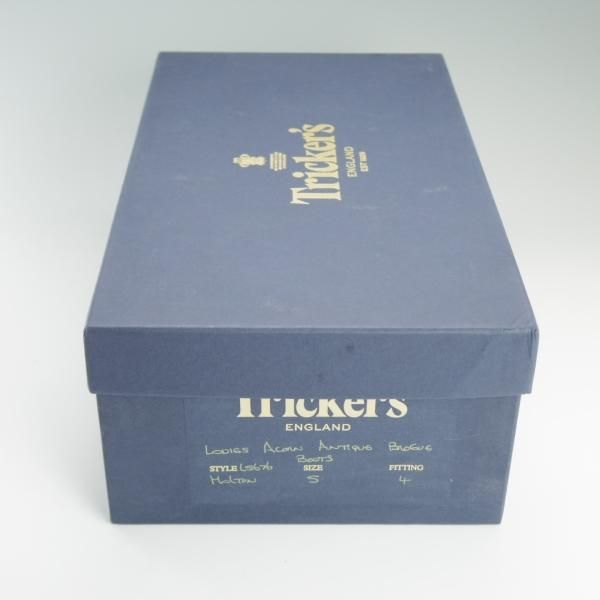 極美品★トリッカーズ(レディース) SIZE 5【定番★エイコンアンティーク/モールトン】L5676/カントリーブーツ/MALTON/Tricker's★d724