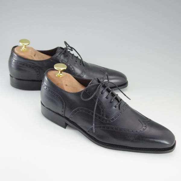 未使用★(スペイン製)ヤンコ(レディース) SIZE 3.5【グッドイヤーウェルテッド製法★ブラインドブローグ】カーフ/黒/YANKO★d726