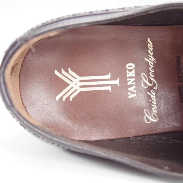 未使用★(スペイン製)ヤンコ(レディース) SIZE 3.5【グッドイヤーウェルテッド製法★ブラインドブローグ】カーフ/黒/YANKO★d726