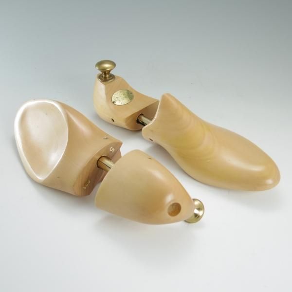 極上★クロケット&ジョーンズ SIZE 5【貴重★純正シューツリー/631】木製シューキーパー/メンズ/Crockett&Jones★d728