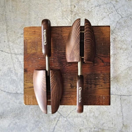 極上★チャーチ Sサイズ【貴重★旧チャーチの純正シューツリー/(英)ダスコ製】木製シューキーパー/メンズ/Church's★d731