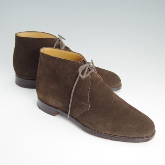 極上★クロケット&ジョーンズ 5.5E【名作★チャートシー/CHERTSEY】チャッカブーツ/224ラスト/スエード/メンズ/Crockett&Jones★d734