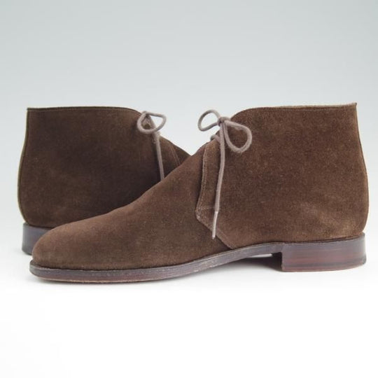 極上★クロケット&ジョーンズ 5.5E【名作★チャートシー/CHERTSEY】チャッカブーツ/224ラスト/スエード/メンズ/Crockett&Jones★d734