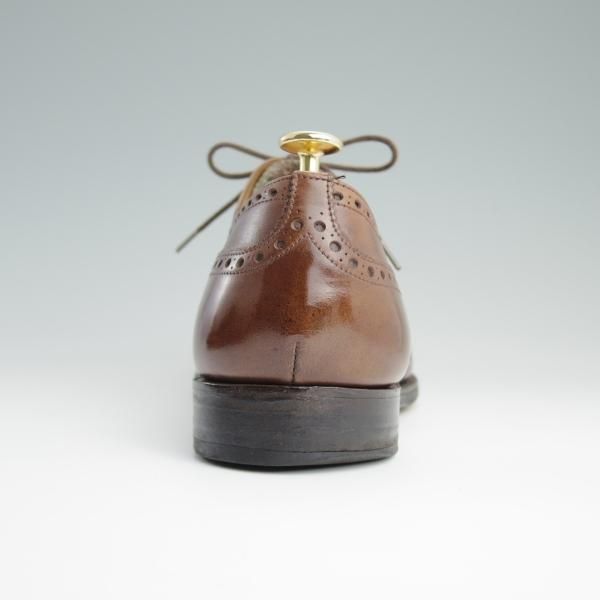 極上★チャーチ 100F/UK10【貴重★100ラスト/CHETWYND/チェットウインド】4都市ロゴ/フルブローグ/カーフ/茶/メンズ/Church's★d737