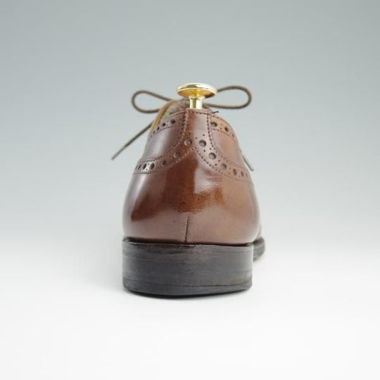 極上★チャーチ 100F/UK10【貴重★100ラスト/CHETWYND/チェットウインド】4都市ロゴ/フルブローグ/カーフ/茶/メンズ/Church's★d737