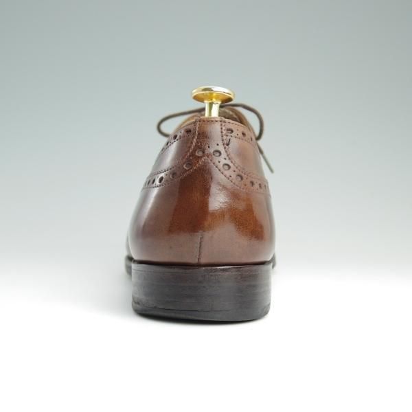 極上★チャーチ 100F/UK10【貴重★100ラスト/CHETWYND/チェットウインド】4都市ロゴ/フルブローグ/カーフ/茶/メンズ/Church's★d737