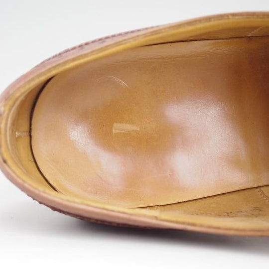 極上★チャーチ 100F/UK10【貴重★100ラスト/CHETWYND/チェットウインド】4都市ロゴ/フルブローグ/カーフ/茶/メンズ/Church's★d737