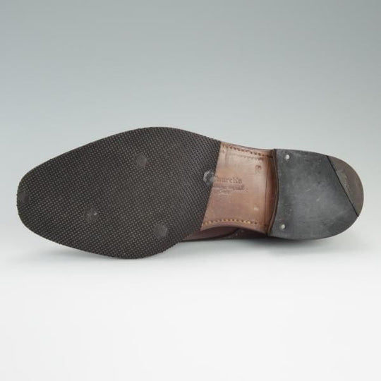 極上★チャーチ 75F/UK7.5【貴重70's★旧チャーチ/2都市ロゴ/Radnor】43ラスト/プレーントゥ/グレインレザー/赤茶/メンズ/Church's★d744