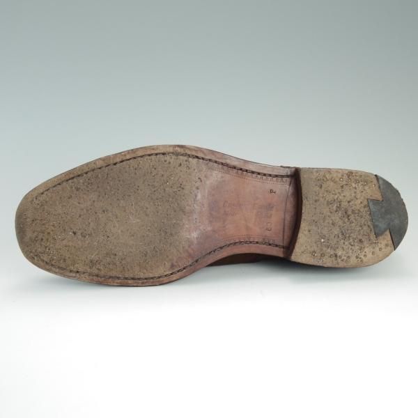 極上★チャーチ 60F/UK6【貴重★100ラスト/DIPLOMAT/ディプロマット】4都市ロゴ/セミブローグ/スエード/濃茶/メンズ/Church's★d745