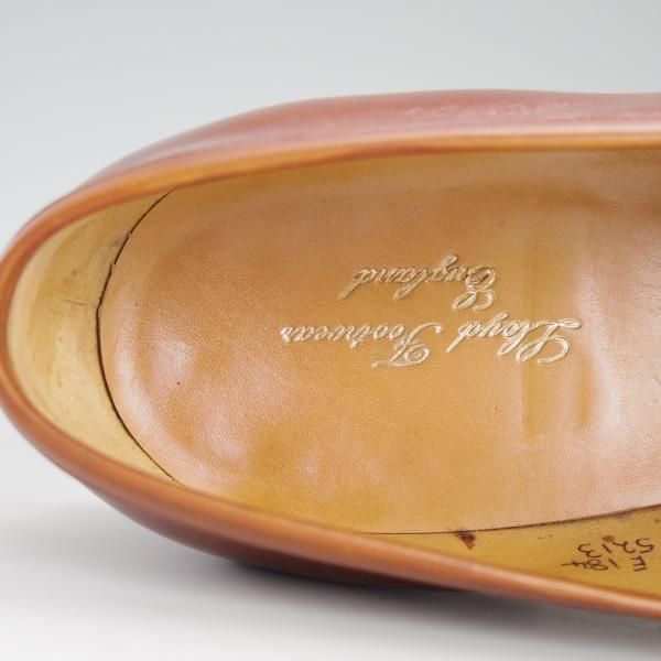 極上★エドワードグリーン 6.5E【貴重★マスターロイド/旧工場製/184ラスト】コインローファー/茶/Lloyd Footwear/EDWARD GREEN★d746