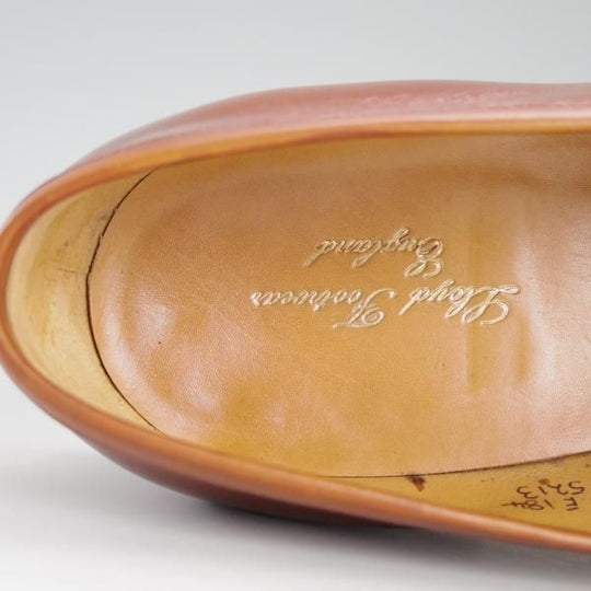 極上★エドワードグリーン 6.5E【貴重★マスターロイド/旧工場製/184ラスト】コインローファー/茶/Lloyd Footwear/EDWARD GREEN★d746