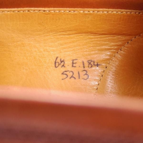 極上★エドワードグリーン 6.5E【貴重★マスターロイド/旧工場製/184ラスト】コインローファー/茶/Lloyd Footwear/EDWARD GREEN★d746