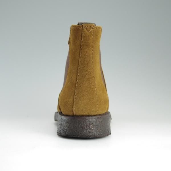 美品★(英)チーニー 6E【★サイドゴアブーツ/REGENT/175ラスト】ウイングチップ/スエード/茶/マラッカ/MARACCA/メンズ/CHEANEY★d748