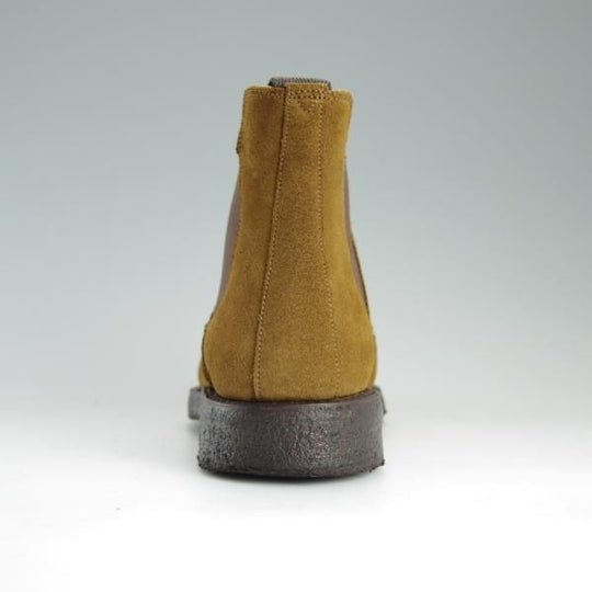 美品★(英)チーニー 6E【★サイドゴアブーツ/REGENT/175ラスト】ウイングチップ/スエード/茶/マラッカ/MARACCA/メンズ/CHEANEY★d748