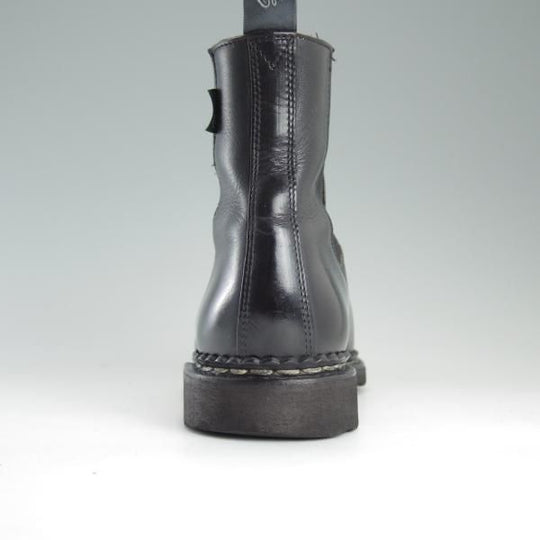 極上★パラブーツ SIZE 6【貴重★サイドゴアブーツ/MANEGE】グリフソール/リスレザー/黒/NOIR/メンズ/Paraboot★d749