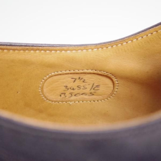 美品★(英)チーニー 7.5E【貴重★BEAMS別注/パンチドキャップトゥ】3485ラスト/カーフ/黒/メンズ/シューズ/ビームス/CHEANEY★d754