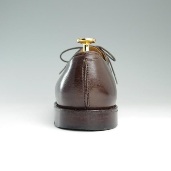 美品★Oriental/オリエンタル SIZE 7.5【貴重★鹿革/ワールドフットウェアギャラリー取扱】CALMAN/1220ラスト/Vフロント/茶/メンズ★d755