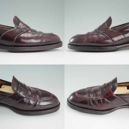 ★(伊)シルヴァノ・ラッタンジ SIZE 5.5【貴重★サンモトヤマ別注/コインローファー】赤茶/メンズ/Silvano Lattanzi★d756