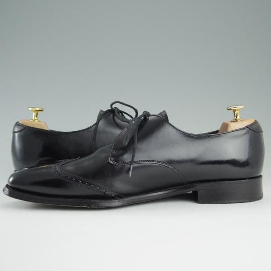 極上★(英)チーニー UK9【★(英)Paul Smith別注/ブラインドブローグ】WHISTLER/カーフ/黒/メンズ/靴/ポールスミス/CHEANEY★d757