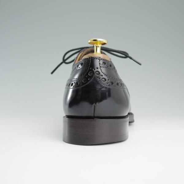 極上★チャーチ 80F/UK8【定価￥95,040-★BURWOOD/バーウッド】81ラスト/ポリッシュドバインダーカーフ/黒/メンズ/Church's★d759