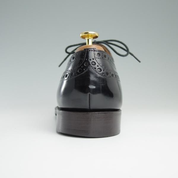 極上★チャーチ 80F/UK8【定価￥95,040-★BURWOOD/バーウッド】81ラスト/ポリッシュドバインダーカーフ/黒/メンズ/Church's★d759